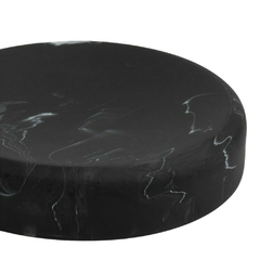Jabonera Cerámica Simil Mármol Negro - comprar online