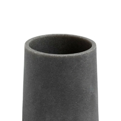 Vaso Porta Cepillo Mármol Negro - comprar online