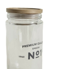 Frasco Redondo Vidrio Y Acacia Special 1700 Ml en internet