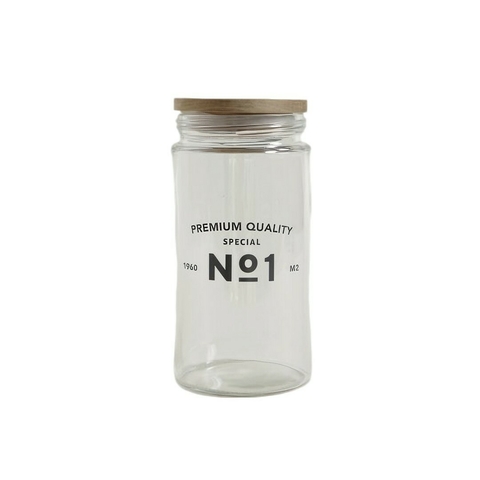 Frasco Redondo Vidrio Y Acacia Special 1700 Ml