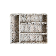 Cubiertero Fibra Natural Blanco Bangkok 35 Cm en internet