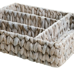 Cubiertero Fibra Natural Blanco Bangkok 35 Cm - Vienna Hogar