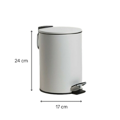 Cesto De Basura Acero Grey 3 L - comprar online