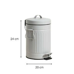 Cesto De Basura Americano Acero Grey 3 L - comprar online