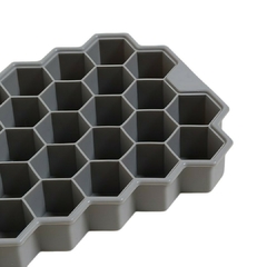 Hielera De Silicona Panal Grey 20x12 Cm - Vienna Hogar