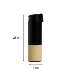 Botella Acero Termica Berlin Black 400 Ml - comprar online