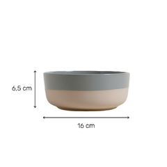 Bowl Toscana Gris Base Beige 16 Cm - comprar online