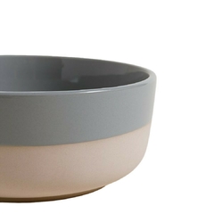 Bowl Toscana Gris Base Beige 16 Cm - Vienna Hogar