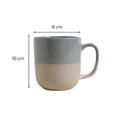 Mug Toscana Gris Base Beige 420 Ml - comprar online