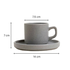 Taza Y Plato Net Granite 184 Ml - comprar online
