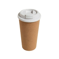 Vaso Termico Corcho Cream Cierre Click 450 Ml - comprar online