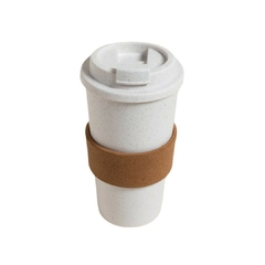 Vaso Termico Agarre De Corcho Cierre Click Cream 450 Ml - comprar online