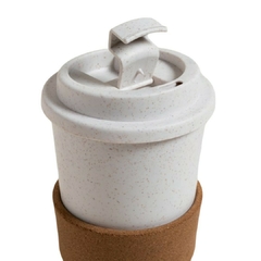 Vaso Termico Agarre De Corcho Cierre Click Cream 450 Ml en internet