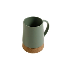 Taza Mug Net Green Base De Corcho 410 Ml en internet