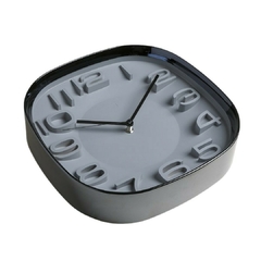 Reloj Cuadrado Brooklin Black & Gray 30 Cm - comprar online
