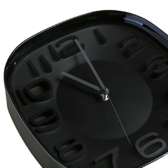 Reloj Cuadrado Brooklin Black & Black 30 Cm en internet