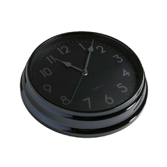 Reloj Redondo Soho Black & Black 30 Cm - comprar online