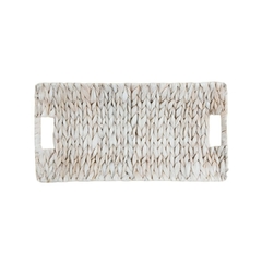 Bandeja Plana Rectangular Bangkok White 48 x 25 x 4 Cm - comprar online