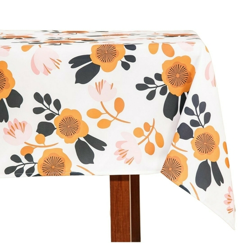 Mantel rectangular tela antimanchas (Zinnia)