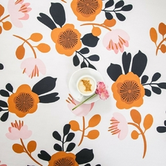 Mantel rectangular tela antimanchas (Zinnia) - comprar online