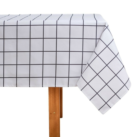 Mantel rectangular impermeable (Nórdico Negro)