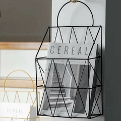 Revistero de Metal Colonia Negro - tienda online