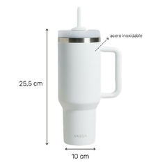 Vaso Quencher Doble Pared White 1140 Ml - Vienna Hogar
