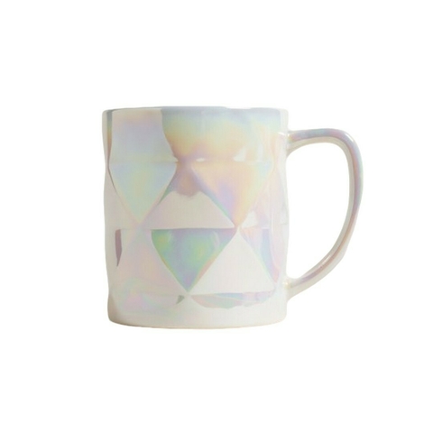 Mug De Porcelana Rombos Pearl 420 Ml - comprar online