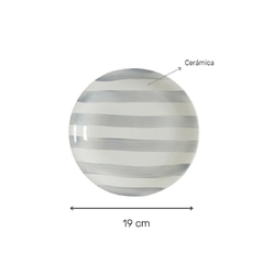 Plato De Postre California Gray 19Cm - Vienna Hogar