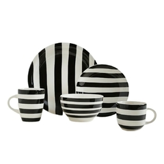 Imagen de Plato De Postre California Black 19Cm