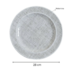 Plato Playo De Melamina Luxor 28 Cm en internet