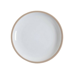Plato Playo Tai Blanco Y Beige 27 Cm - comprar online