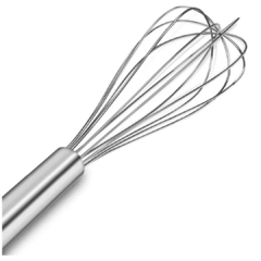 Batidor de Acero Inox Chico - comprar online