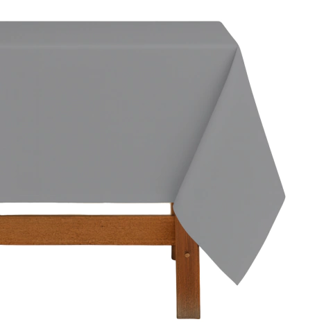 Mantel rectangular impermeable (Simil Lino Grafito) 3 x 1,45 m - comprar online