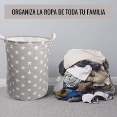 Canasto para Ropa Star Gris (35x45) - comprar online