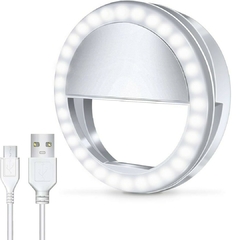 Aro Led Para Celular Celeste - Vienna Hogar