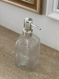 Dispenser de Jabón de Vidrio Roma Puntitos en internet