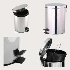 Cesto para Residuos de Acero Inox 20 Lt - Vienna Hogar
