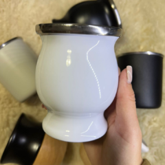 Mate Acero Inox Blanco Small en internet