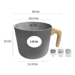 Jarro Hudson Granito 14 Cm en internet