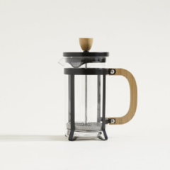Cafetera Embolo Negra y Bambú 600 Ml en internet