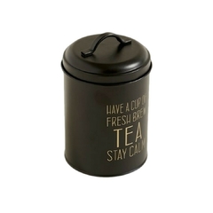 Lata Redonda Tea Negra (11x18) - comprar online