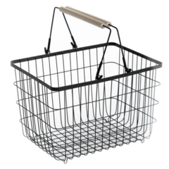 Canasto de Metal Berlin Black - comprar online