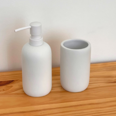 Vaso Porta Cepillo de Dientes Philly Blanco en internet