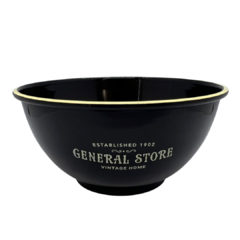 Ensaladera Enlozada General Store Negro 15 x 8 Cm
