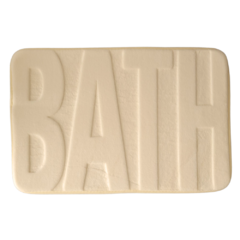 Alfombra de Baño Diseño Bath Natural Microfibra (40 x 60)