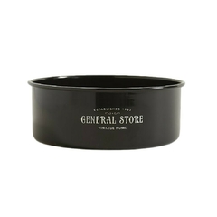 Ensaladera Recta General Store Negro 18 x 7 Cm
