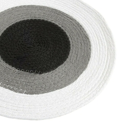 Individual Katmandu Blanco/Gris/Negro 38 Cm - comprar online