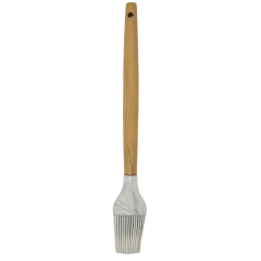 Pincel De Silicona Simil Marmol Mango De Madera 27 Cm
