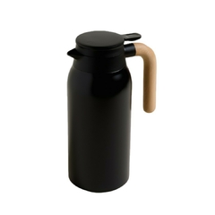 Jarra Térmica Acero Black con Asa de Madera 1200 Ml - comprar online